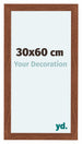 Como MDF Bilderrahmen 30x60cm Nussbaum Vorne Messe | Yourdecoration.at