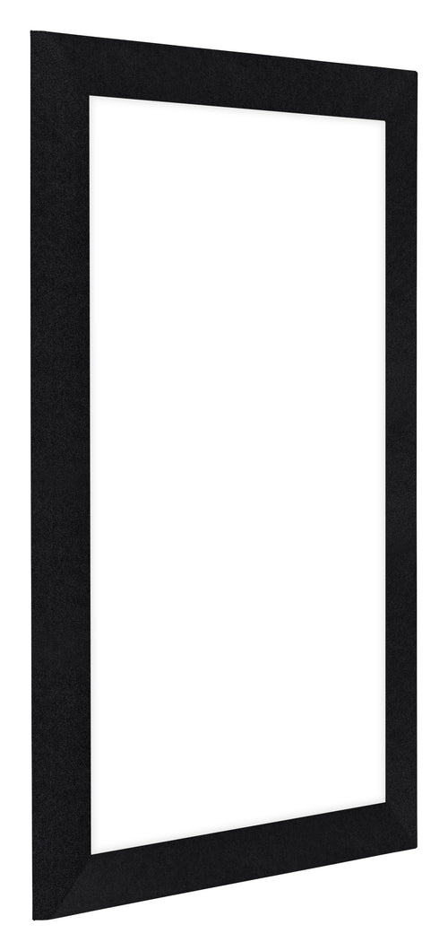 Como MDF Bilderrahmen 32x45cm Schwarz Matt Vorne Schrag | Yourdecoration.at
