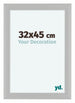 Como MDF Bilderrahmen 32x45cm Weiss Gemasert Vorne Vorne | Yourdecoration.at