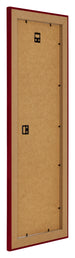 Como MDF Bilderrahmen 33x98cm Weinrot Gewischt Ruckseite Schrag | Yourdecoration.at