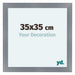Como MDF Bilderrahmen 35x35cm Aluminium Geburstet Vorne Messe | Yourdecoration.at