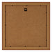 Como MDF Bilderrahmen 35x35cm Nussbaum Ruckseite | Yourdecoration.at