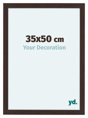 Como MDF Bilderrahmen 35x50cm Eiche Dunkel Vorne Messe | Yourdecoration.at