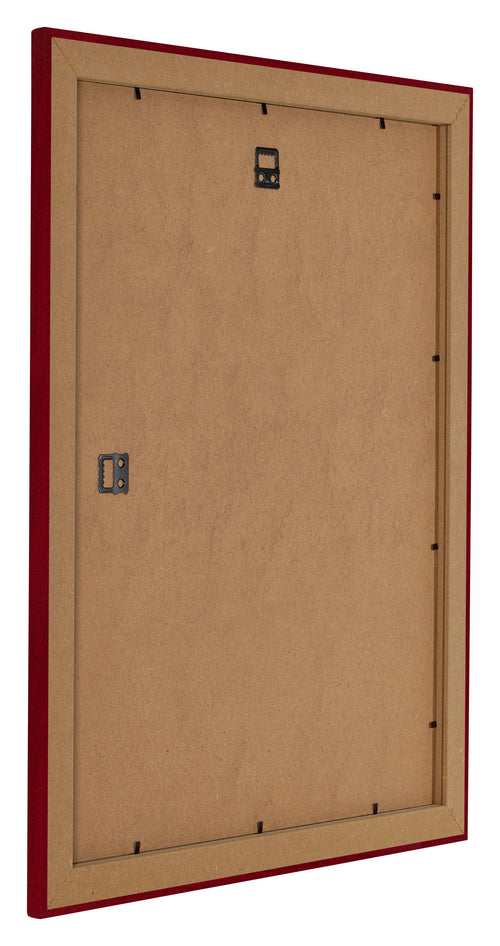 Como MDF Bilderrahmen 40x55cm Weinrot Gewischt Ruckseite Schrag | Yourdecoration.at
