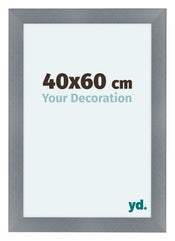 Como MDF Bilderrahmen 40x60cm Aluminium Geburstet Vorne Messe | Yourdecoration.at