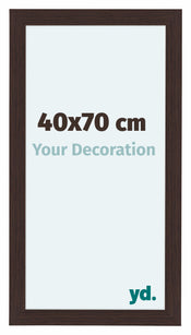 Como MDF Bilderrahmen 40x70cm Eiche Dunkel Vorne Messe | Yourdecoration.at