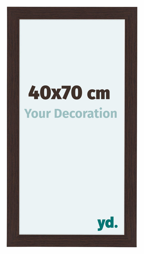 Como MDF Bilderrahmen 40x70cm Eiche Dunkel Vorne Messe | Yourdecoration.at