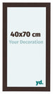 Como MDF Bilderrahmen 40x70cm Eiche Dunkel Vorne Messe | Yourdecoration.at