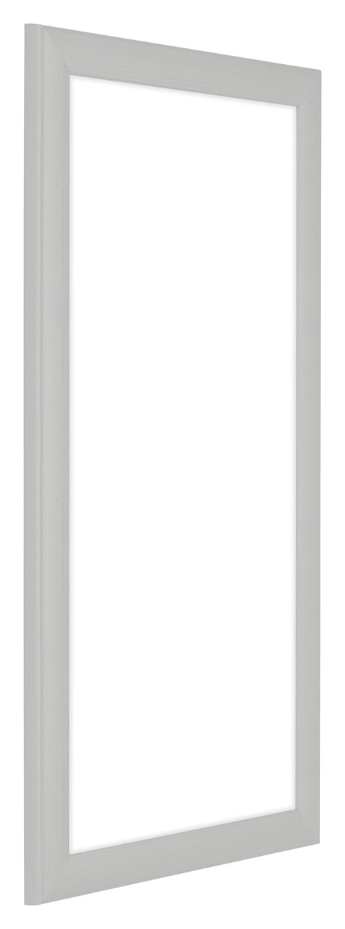 Como MDF Bilderrahmen 40x70cm Weiss Gemasert Vorne Schrag | Yourdecoration.at
