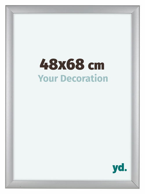 Como MDF Bilderrahmen 48x68cm Silber Matt Vorne Vorne | Yourdecoration.at