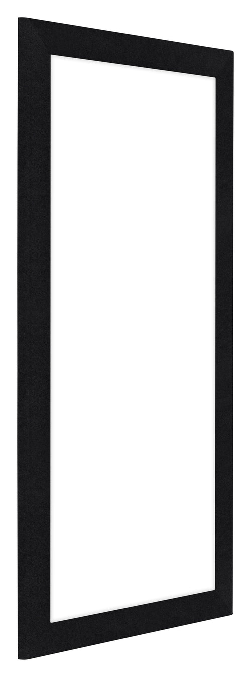 Como MDF Bilderrahmen 50x100cm Schwarz Matt Vorne Schrag | Yourdecoration.at