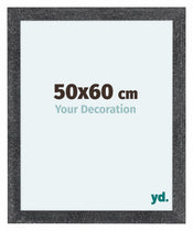 Como MDF Bilderrahmen 50x60cm Grau Gewischt Vorne Messe | Yourdecoration.at