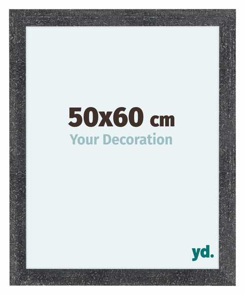 Como MDF Bilderrahmen 50x60cm Grau Gewischt Vorne Messe | Yourdecoration.at