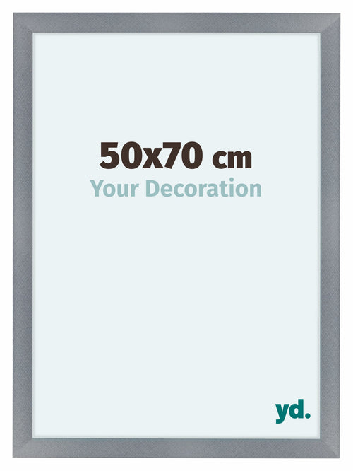 Como MDF Bilderrahmen 50x70cm Aluminium Geburstet Vorne Messe | Yourdecoration.at