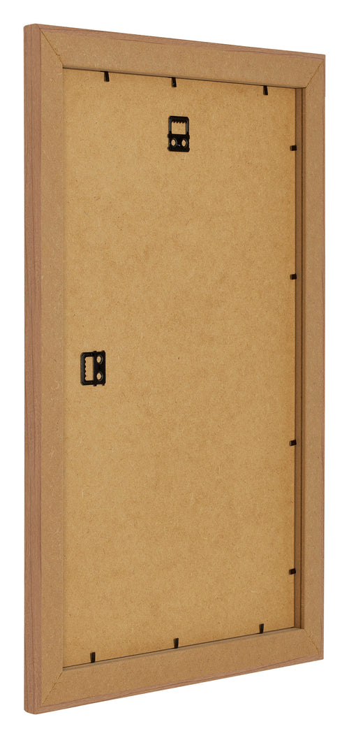 Como MDF Bilderrahmen 50x75cm Nussbaum Hell Ruckseite Schrag | Yourdecoration.at