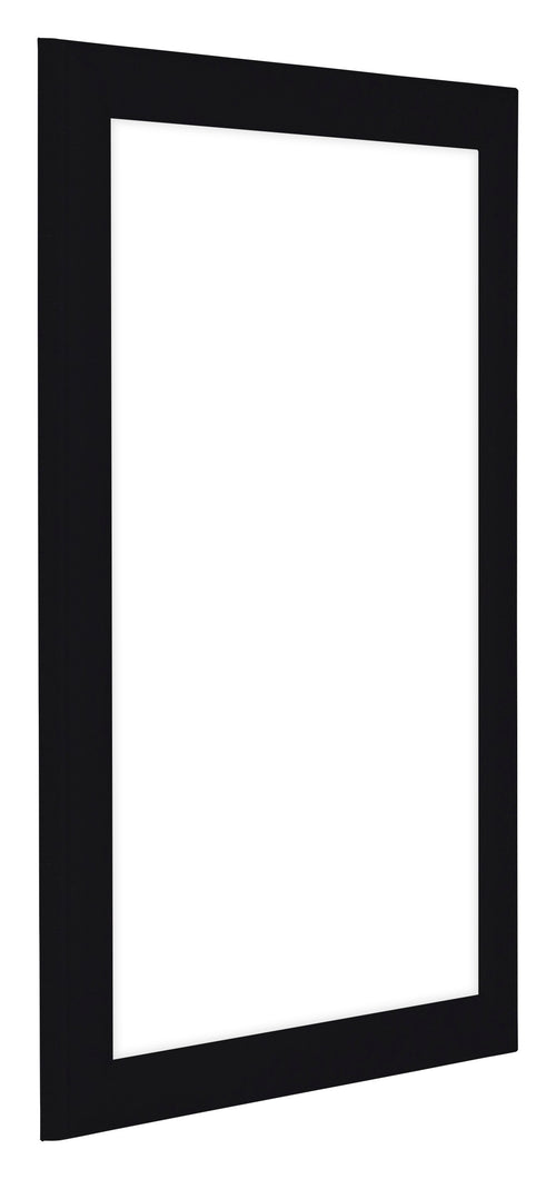 Como MDF Bilderrahmen 50x75cm Schwarz Hochglanz Vorne Schrag | Yourdecoration.at