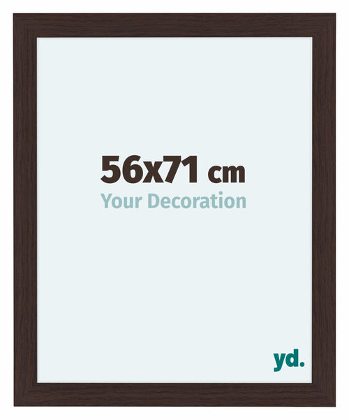 Como MDF Bilderrahmen 56x71cm Eiche Dunkel Vorne Messe | Yourdecoration.at