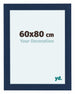 Como MDF Bilderrahmen 60x80cm Dunkelblau Gewischt Vorne Messe | Yourdecoration.at