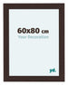 Como MDF Bilderrahmen 60x80cm Eiche Dunkel Vorne Messe | Yourdecoration.at