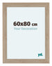 Como MDF Bilderrahmen 60x80cm Eiche Hell Vorne Messe | Yourdecoration.at