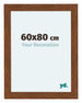 Como MDF Bilderrahmen 60x80cm Eiche Rustiek Vorne Messe | Yourdecoration.at