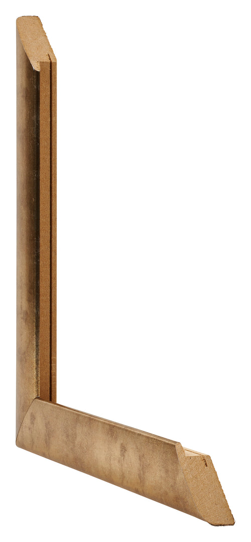 Como MDF Bilderrahmen 60x90cm Gold Antik Querschnitt | Yourdecoration.at