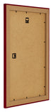 Como MDF Bilderrahmen 62x93cm Weinrot Gewischt Ruckseite Schrag | Yourdecoration.at
