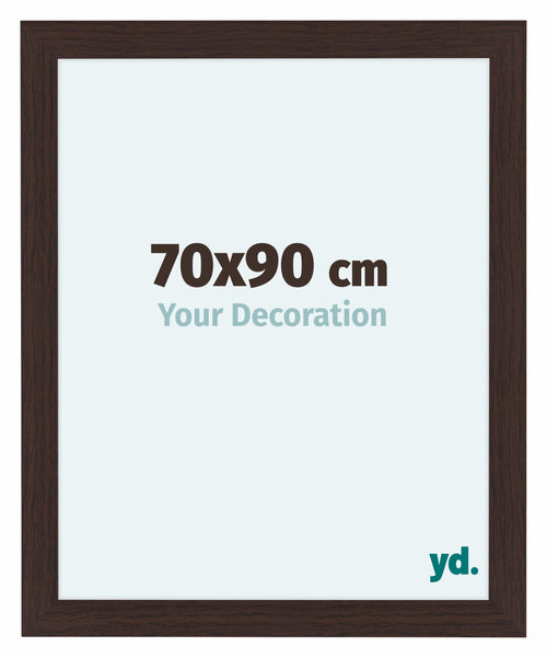 Como MDF Bilderrahmen 70x90cm Eiche Dunkel Vorne Messe | Yourdecoration.at