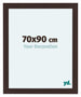 Como MDF Bilderrahmen 70x90cm Eiche Dunkel Vorne Messe | Yourdecoration.at