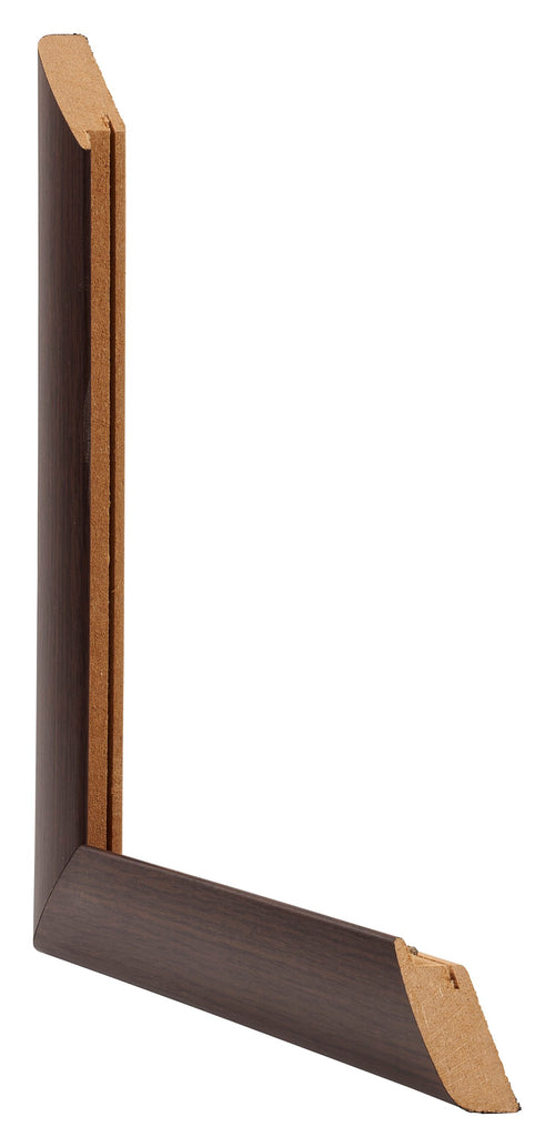 Como MDF Bilderrahmen Eiche Dunkel Querschnitte | Yourdecoration.nl
