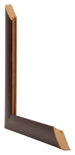 Como MDF Bilderrahmen Eiche Dunkel Querschnitte | Yourdecoration.nl