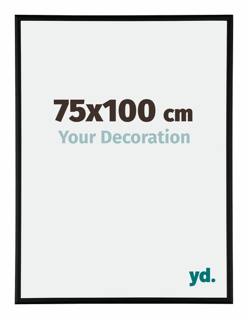 Kent Aluminium Bilderrahmen 75x100cm Schwarz Matt Vorne Messe | Yourdecoration.at