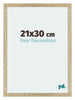 Mura MDF Bilderrahmen 21x30cm Sonoma Eiche Vorne Messe | Yourdecoration.at