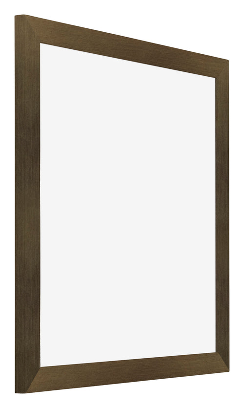 Mura MDF Bilderrahmen 25x25cm Bronze Dekor Vorne Schrag | Yourdecoration.at