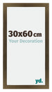 Mura MDF Bilderrahmen 30x60cm Bronze Dekor Vorne Messe | Yourdecoration.at