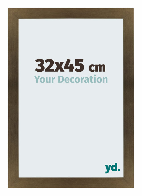 Mura MDF Bilderrahmen 32x45cm Bronze Dekor Vorne Messe | Yourdecoration.at