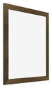 Mura MDF Bilderrahmen 45x45cm Bronze Dekor Vorne Schrag | Yourdecoration.at