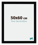 Mura MDF Bilderrahmen 50x60cm Schwarz Hochglanz Vorne Messe | Yourdecoration.at