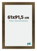 Mura MDF Bilderrahmen 61x91 5cm Bronze Dekor Vorne Messe | Yourdecoration.at