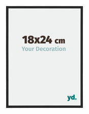 New York Aluminium Bilderrahmen 18x24cm Schwarz Matt Vorne Messe | Yourdecoration.at