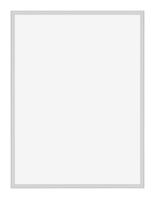 New York Aluminium Bilderrahmen 18x24cm Silber Matt Vorne | Yourdecoration.at