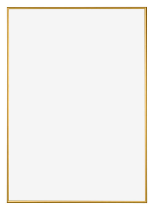 New York Aluminium Bilderrahmen 21x29 7cm A4 Gold Glanz Vorne | Yourdecoration.at