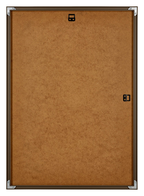 New York Aluminium Bilderrahmen 21x29 7cm A4 Nussbaum Struktur Rucksteite | Yourdecoration.at