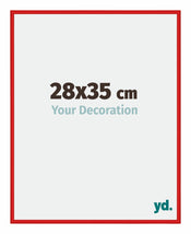 New York Aluminium Bilderrahmen 28x35cm Rot Ferrari Vorne Messe | Yourdecoration.at