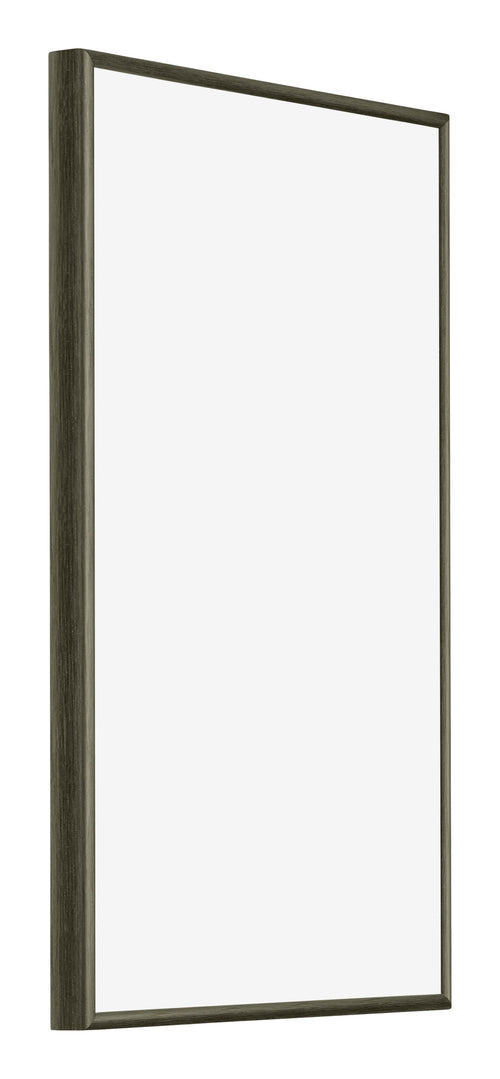 New York Aluminium Bilderrahmen 30x50cm Mercury Struktur Vorne Schrag | Yourdecoration.at