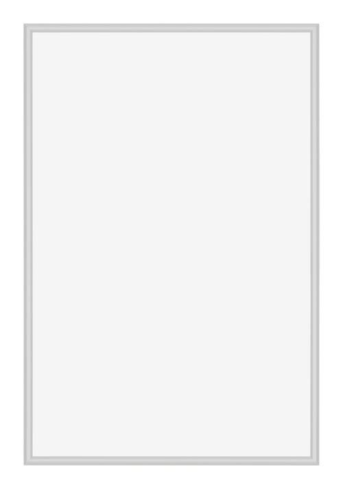 New York Aluminium Bilderrahmen 40x60cm Silber Matt Vorne | Yourdecoration.at