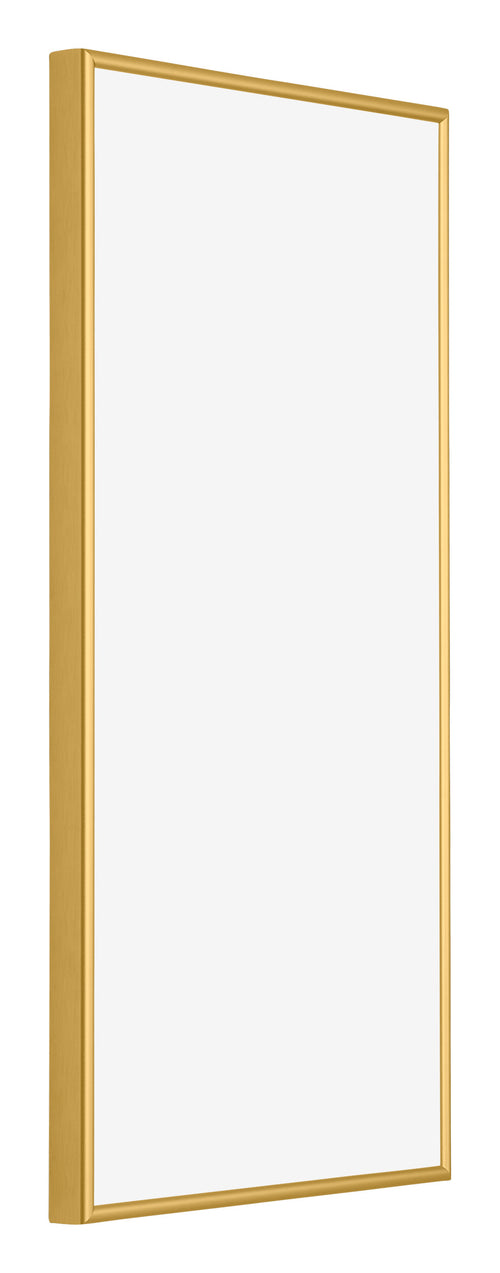 New York Aluminium Bilderrahmen 40x80cm Gold Glanz Vorne Schrag | Yourdecoration.at