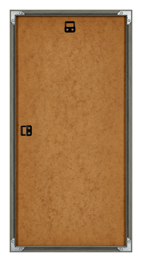 New York Aluminium Bilderrahmen 45x80cm Mercury Struktur Rucksteite | Yourdecoration.at