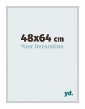 New York Aluminium Bilderrahmen 48x64cm Silber Matt Vorne Messe | Yourdecoration.at