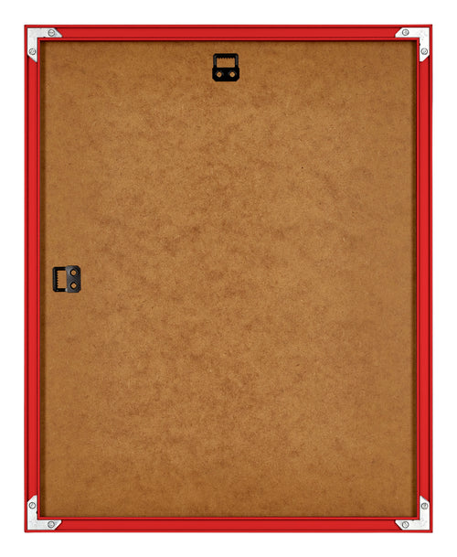 New York Aluminium Bilderrahmen 50x65cm Rot Ferrari Rucksteite | Yourdecoration.at